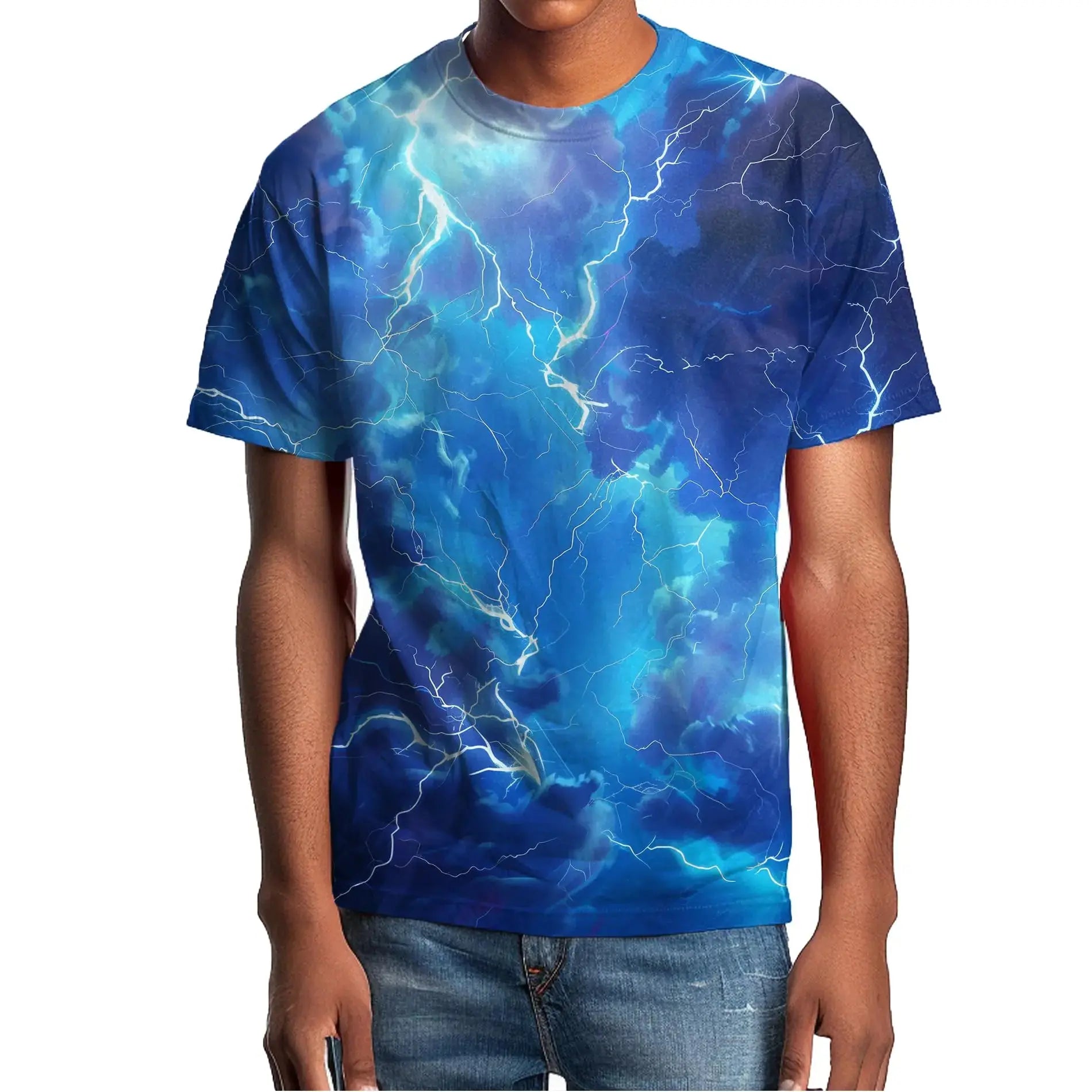 JiaerFlare Mens Print Graphic T Shirt Short Sleeve Summer T-Shirt Novelty Casual Tee DripNova