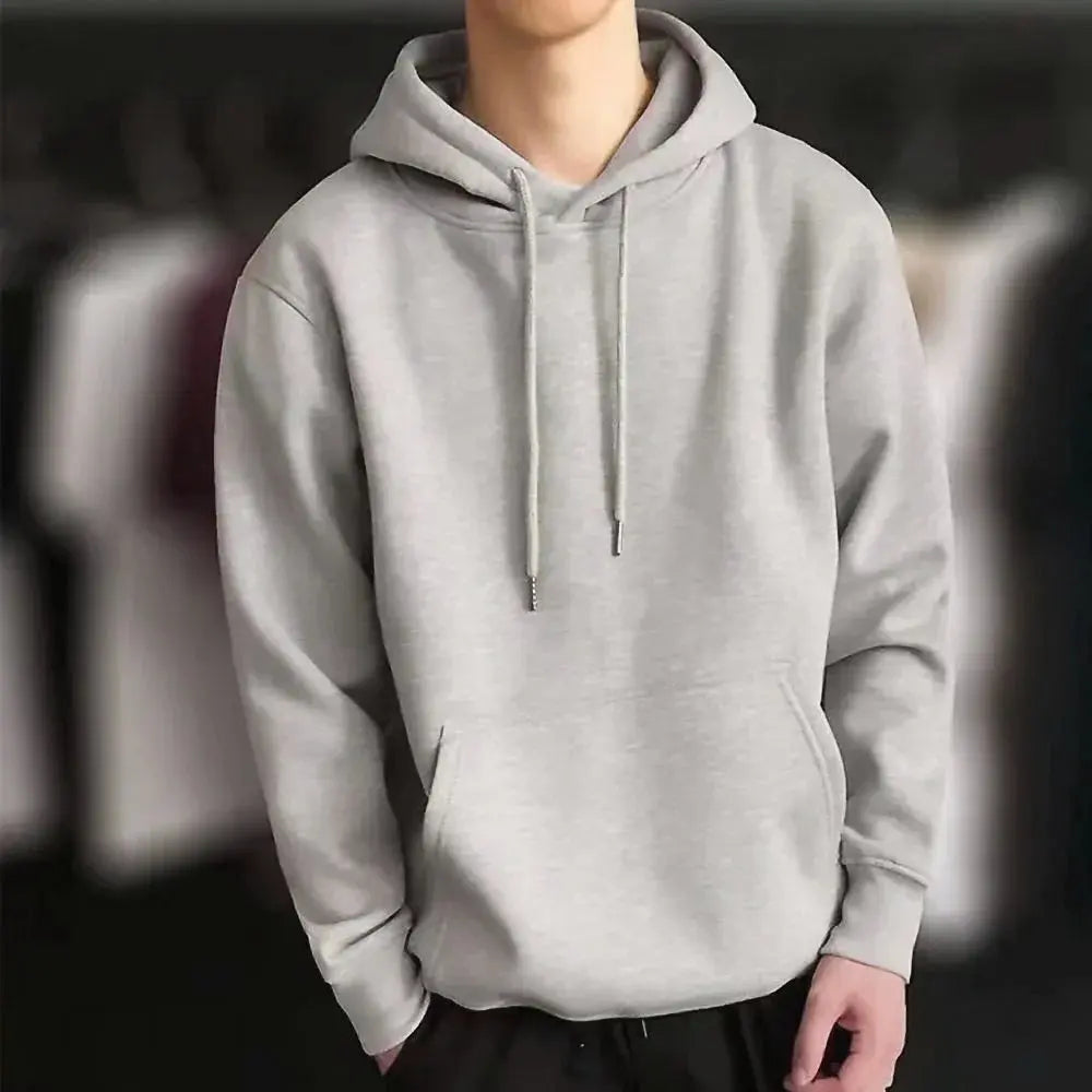 Hoodies 2024 New Men Harajuku Hooded Sweatshirts Casual All-match Pullover Streetwear Sweater Fashion Clothing Sweatshirt Hoodie DripNova