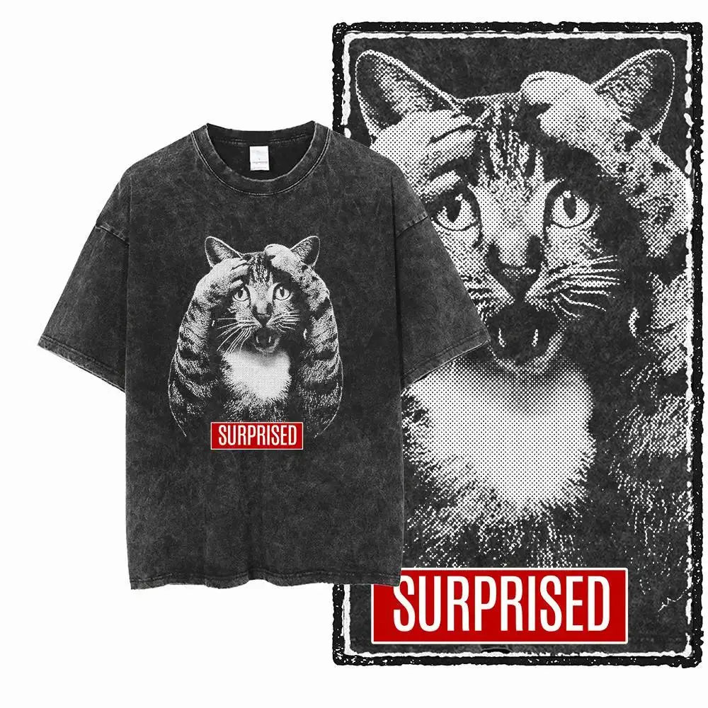 G22 Exclusive Vintage Streetwear Cotton  Men's COOLMIND Graphic T-shirt | Acid Washed  Big Size Cool O-neck men's Tee Tshirt DripNova