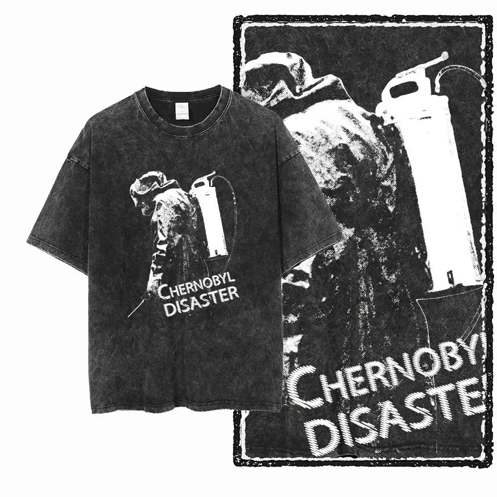 G22 Exclusive Vintage Streetwear Cotton  Men's COOLMIND Graphic T-shirt | Acid Washed  Big Size Cool O-neck men's Tee Tshirt DripNova